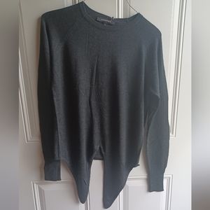 Revolve Olivaceous Long Sleeve Front Tie Top